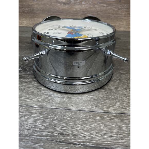 Vintage Walt Disney Donald Duck Lrg Bell Alarm Clock Lorus Quartz Japan 11” Tall - Picture 11 of 12